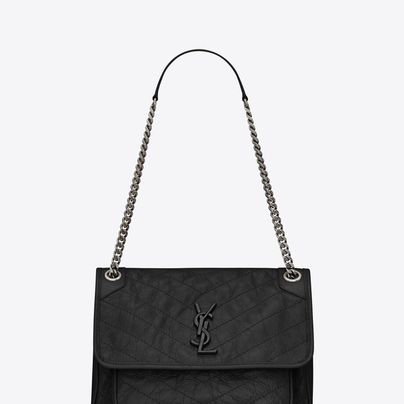 YSL Niki Medium Chain Bag- Navy - Picture 12 of 14